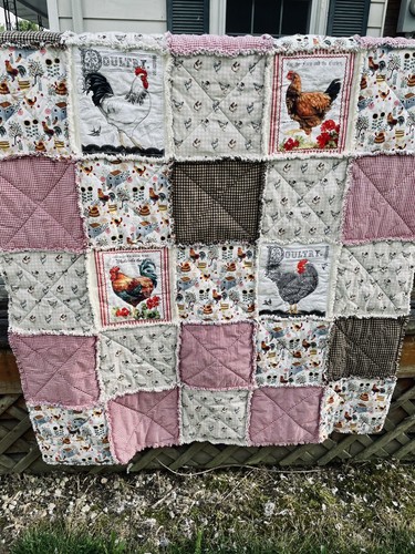 New throw size rag - new,